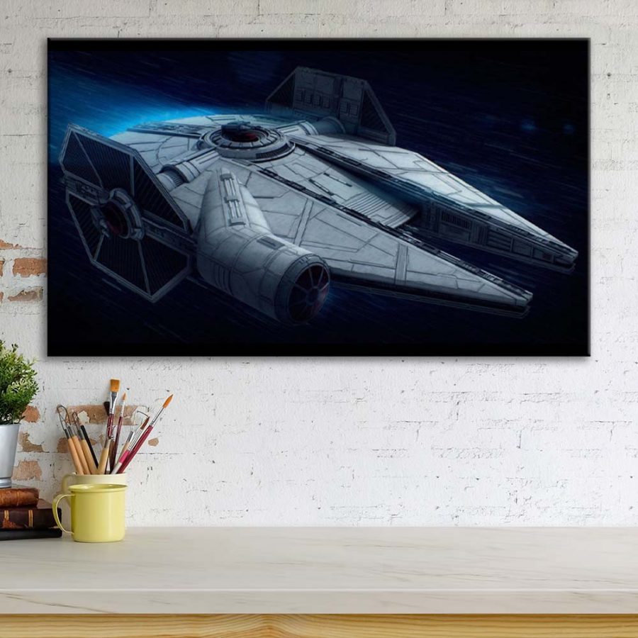 Millennium Falcon Star Wars Leinwandbilder – Bild 3