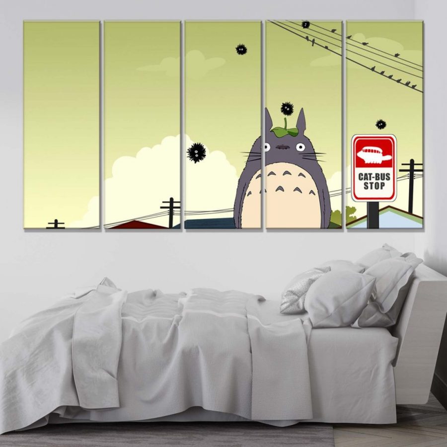 Mein Nachbar Totoro Alle Charaktere 28 Leinwandbilder – Bild 2