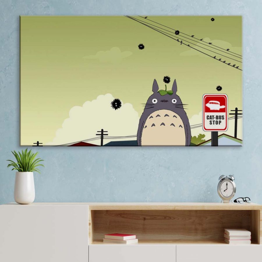Mein Nachbar Totoro Alle Charaktere 28 Leinwandbilder – Bild 3