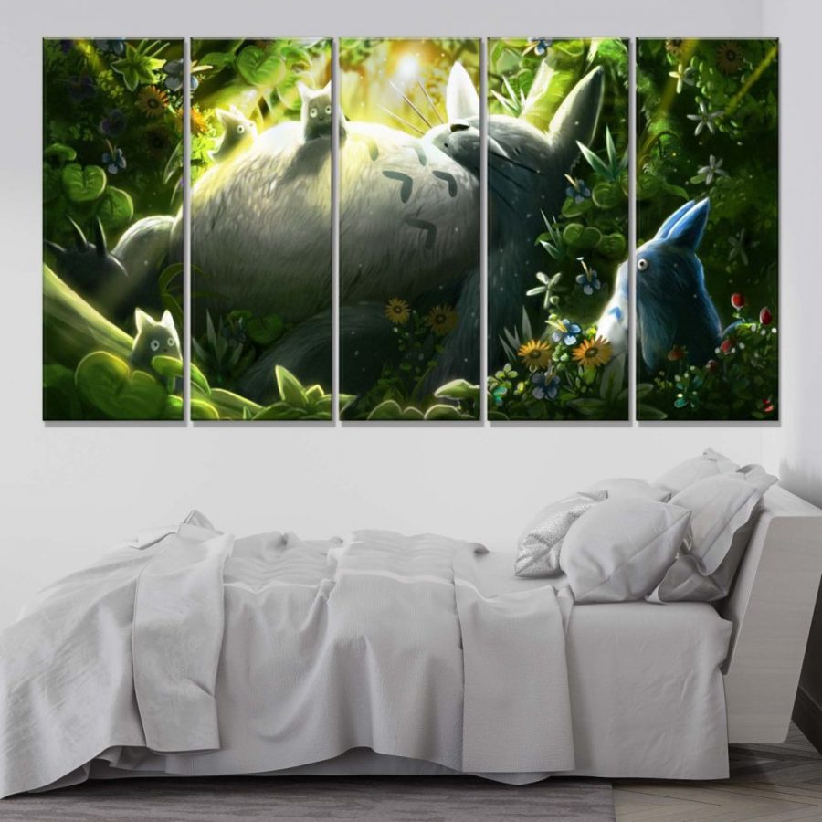 Mein Nachbar Totoro Alle Charaktere 29 Leinwandbilder – Bild 2