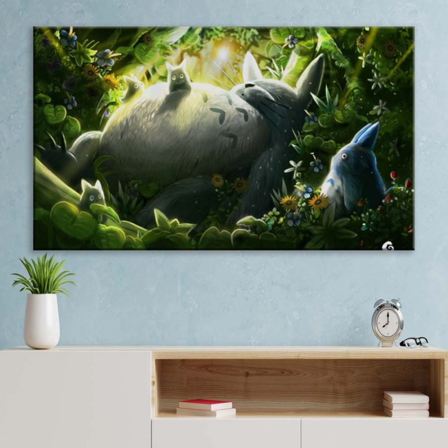 Mein Nachbar Totoro Alle Charaktere 29 Leinwandbilder – Bild 3