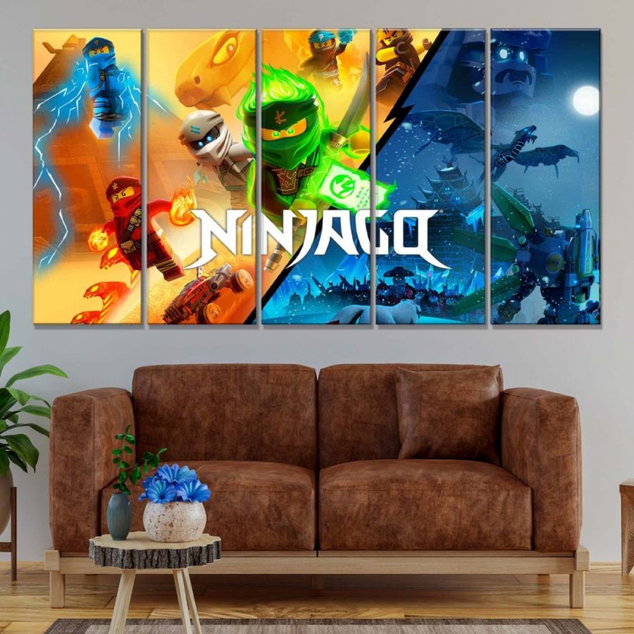 Ninjago Alle Charaktere 29 Leinwandbilder – Bild 2