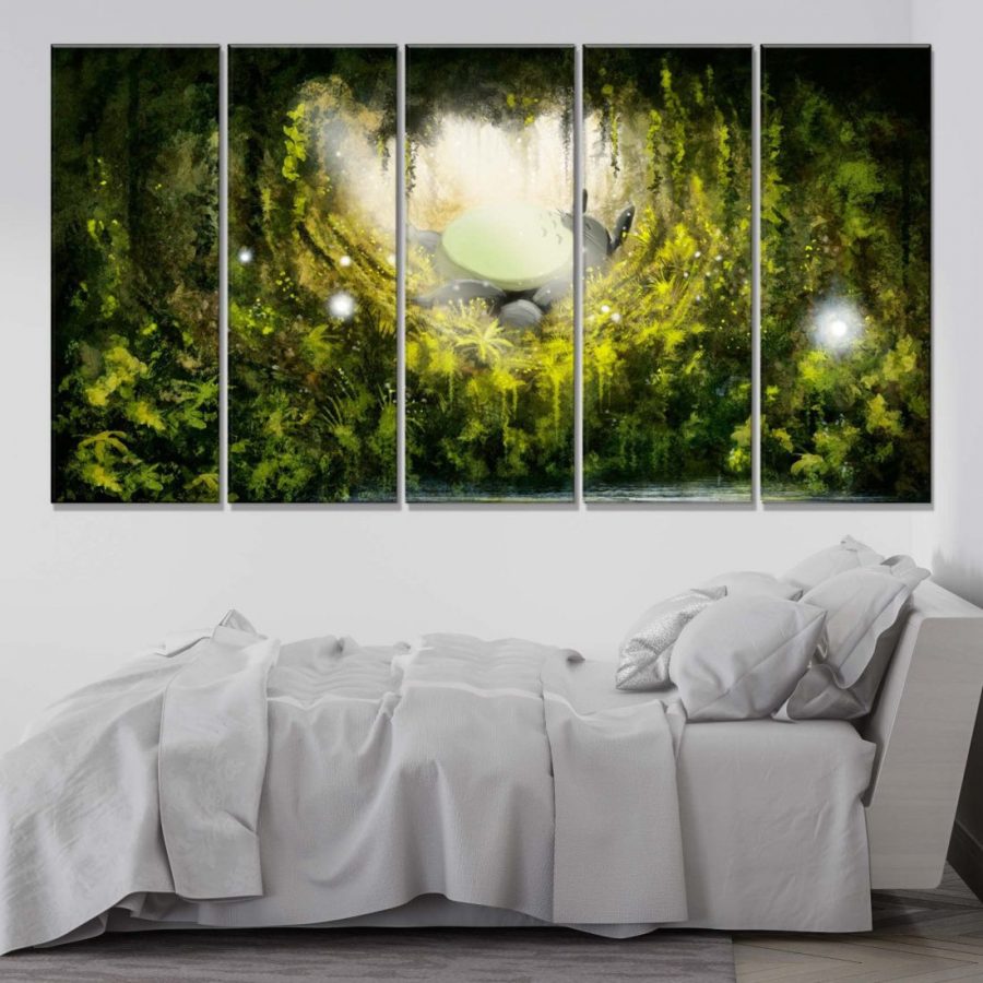 Mein Nachbar Totoro Alle Charaktere 17 Leinwandbilder – Bild 2
