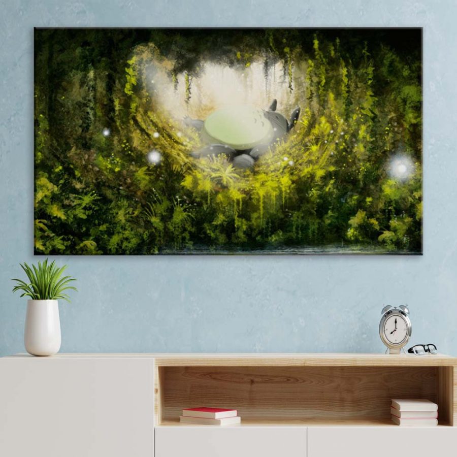 Mein Nachbar Totoro Alle Charaktere 17 Leinwandbilder – Bild 3