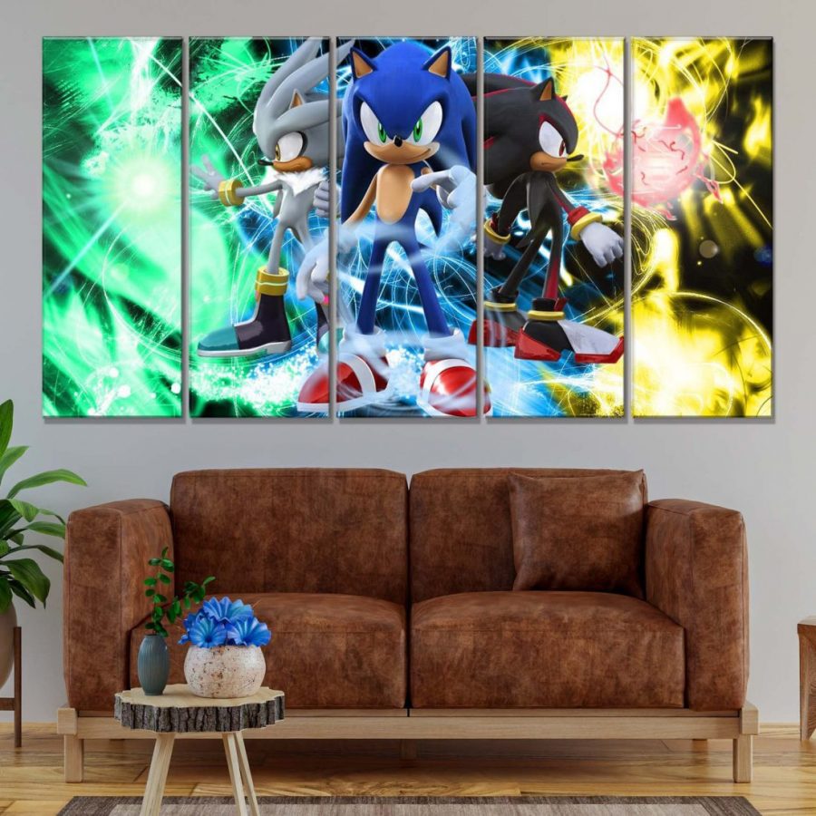Sonic The Hedgehog 36 Leinwandbilder – Bild 2