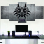 The Legend of Zelda: Majora’s Mask 4 Leinwandbilder