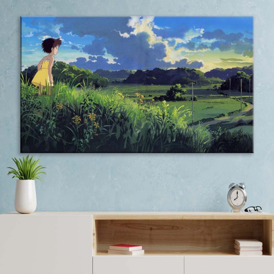 Mein Nachbar Totoro Alle Charaktere 3 Leinwandbilder – Bild 3