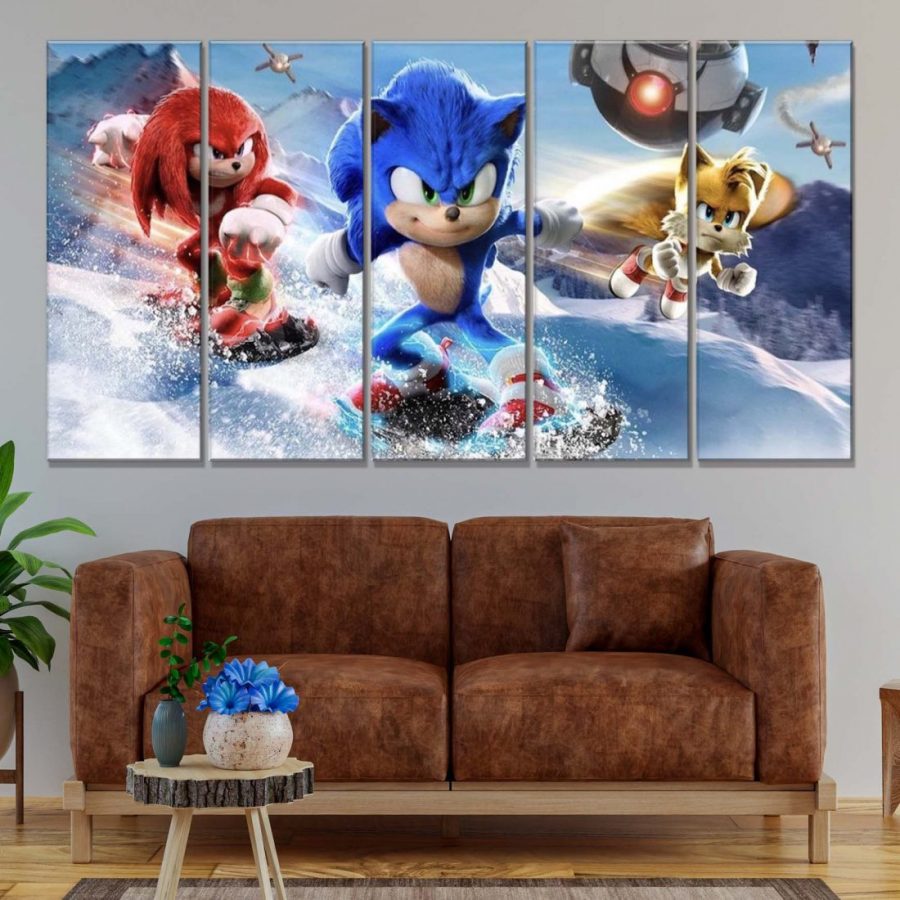 Sonic The Hedgehog Alle Charaktere 15 Leinwandbilder – Bild 2