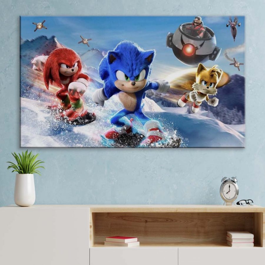 Sonic The Hedgehog Alle Charaktere 15 Leinwandbilder – Bild 3