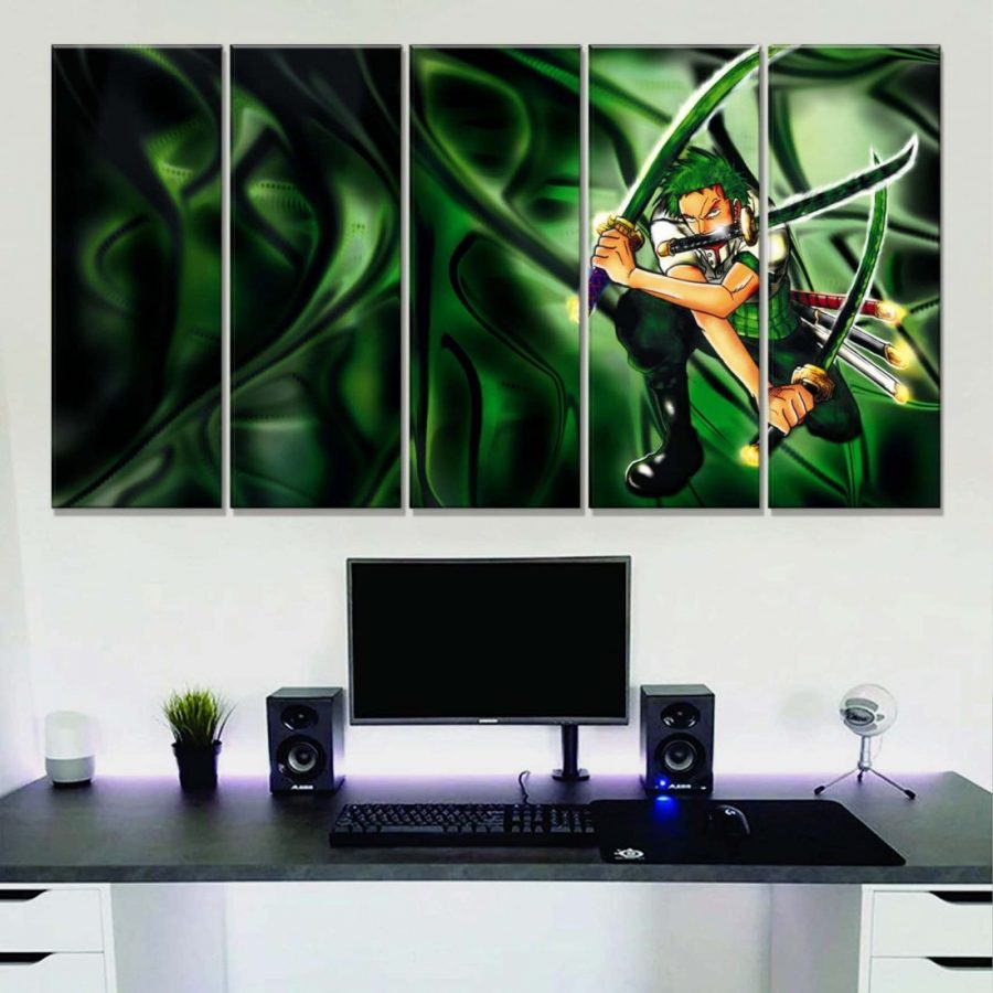 One Piece Zoro 91002 Leinwandbilder – Bild 2