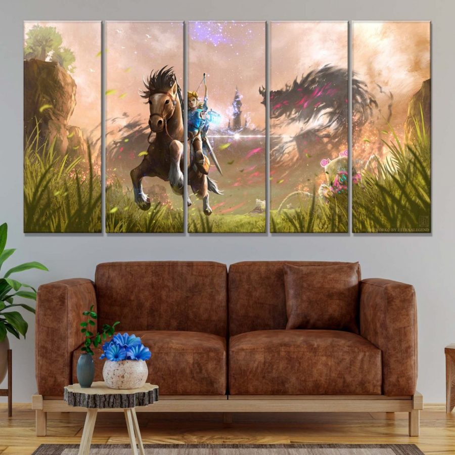 Breath of the Wild The Legend of Zelda 2 Leinwandbilder – Bild 2