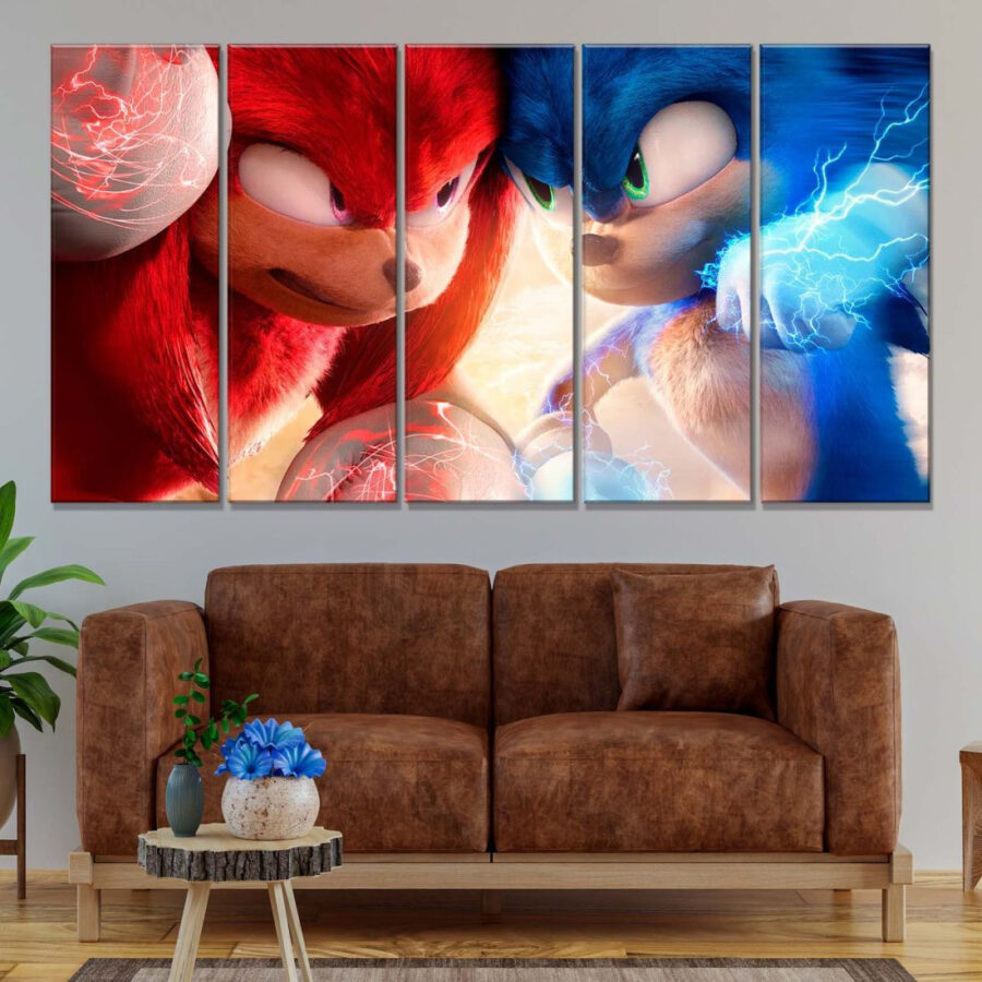 Sonic The Hedgehog 21 Leinwandbilder – Bild 2