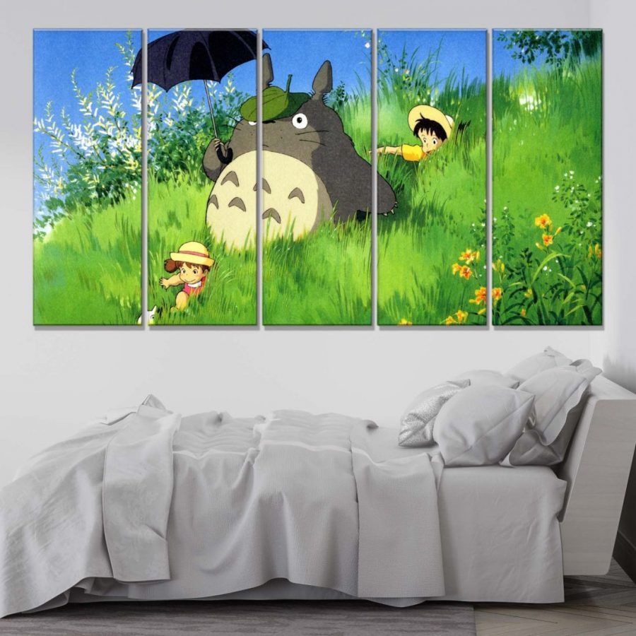 Totoro in Mein Nachbar Totoro 2 Leinwandbilder – Bild 2