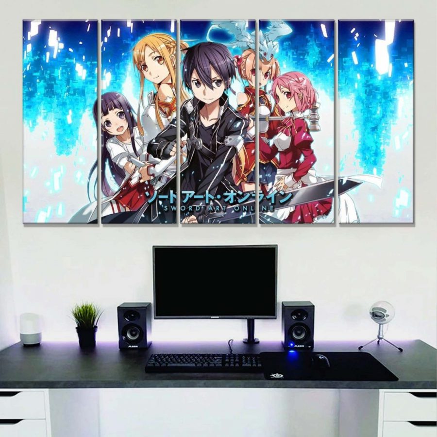 Sword Art Online Alle Charaktere 29 Leinwandbilder – Bild 2