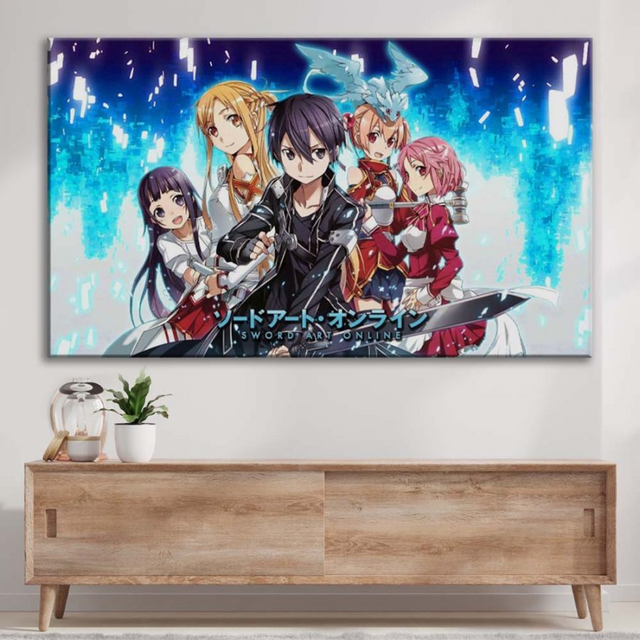 Sword Art Online Alle Charaktere 29 Leinwandbilder – Bild 3