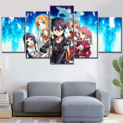 Sword Art Online Alle Charaktere 29 Leinwandbilder