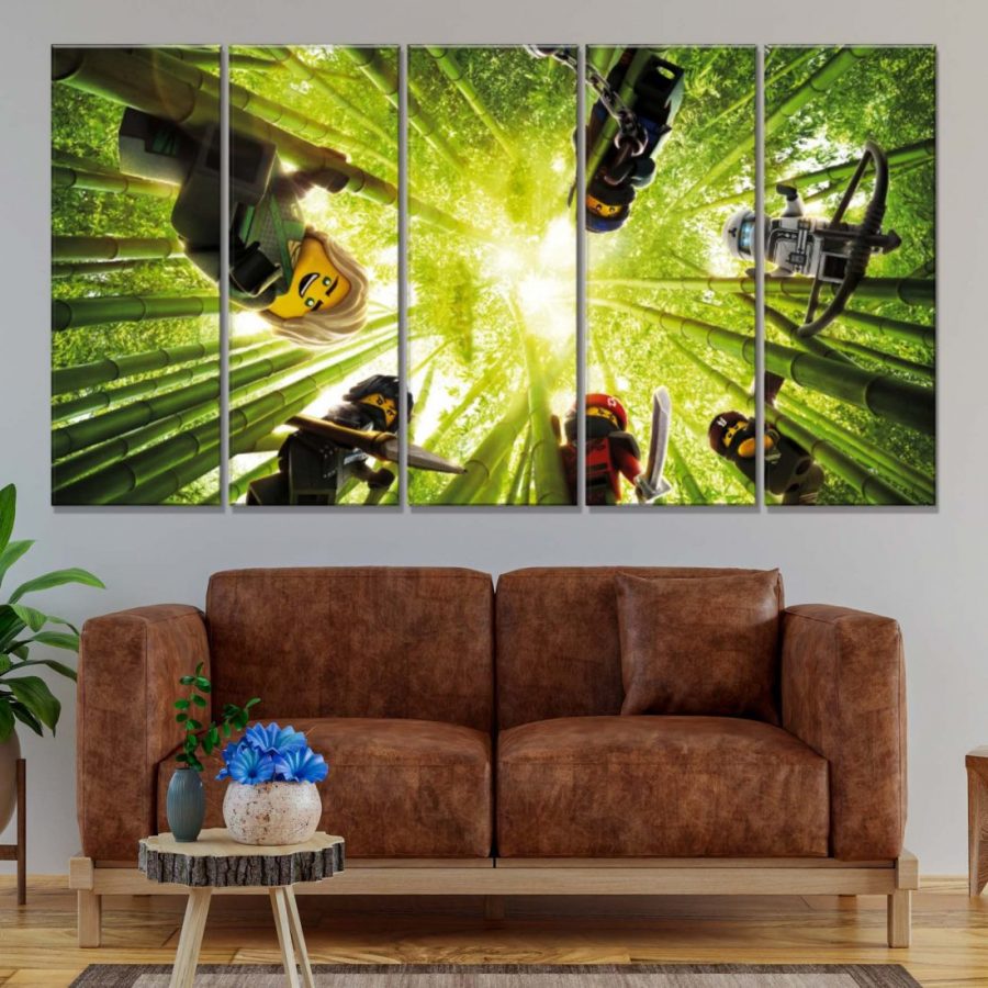 Ninjago Alle Charaktere 11 Leinwandbilder – Bild 2