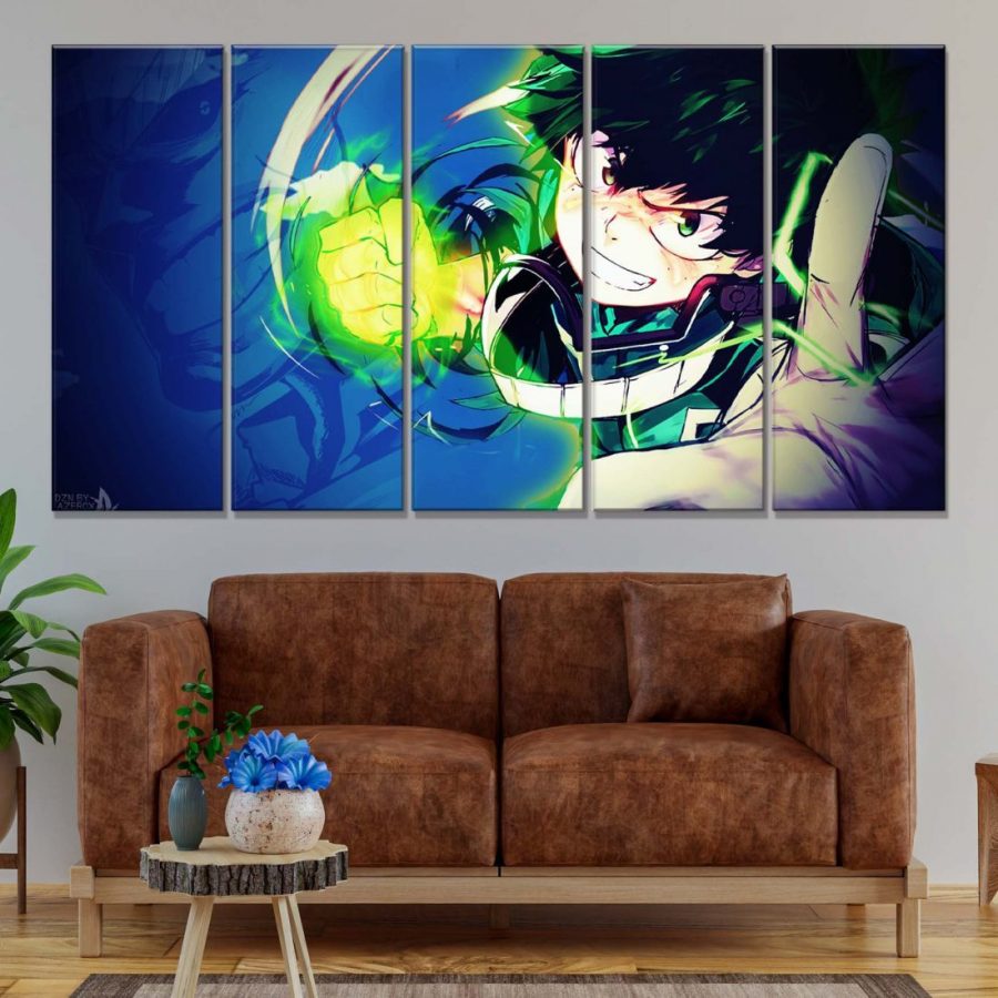 My Hero Academia Deku Izuku Midoriya Leinwandbilder – Bild 2