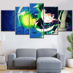 My Hero Academia Deku Izuku Midoriya Leinwandbilder
