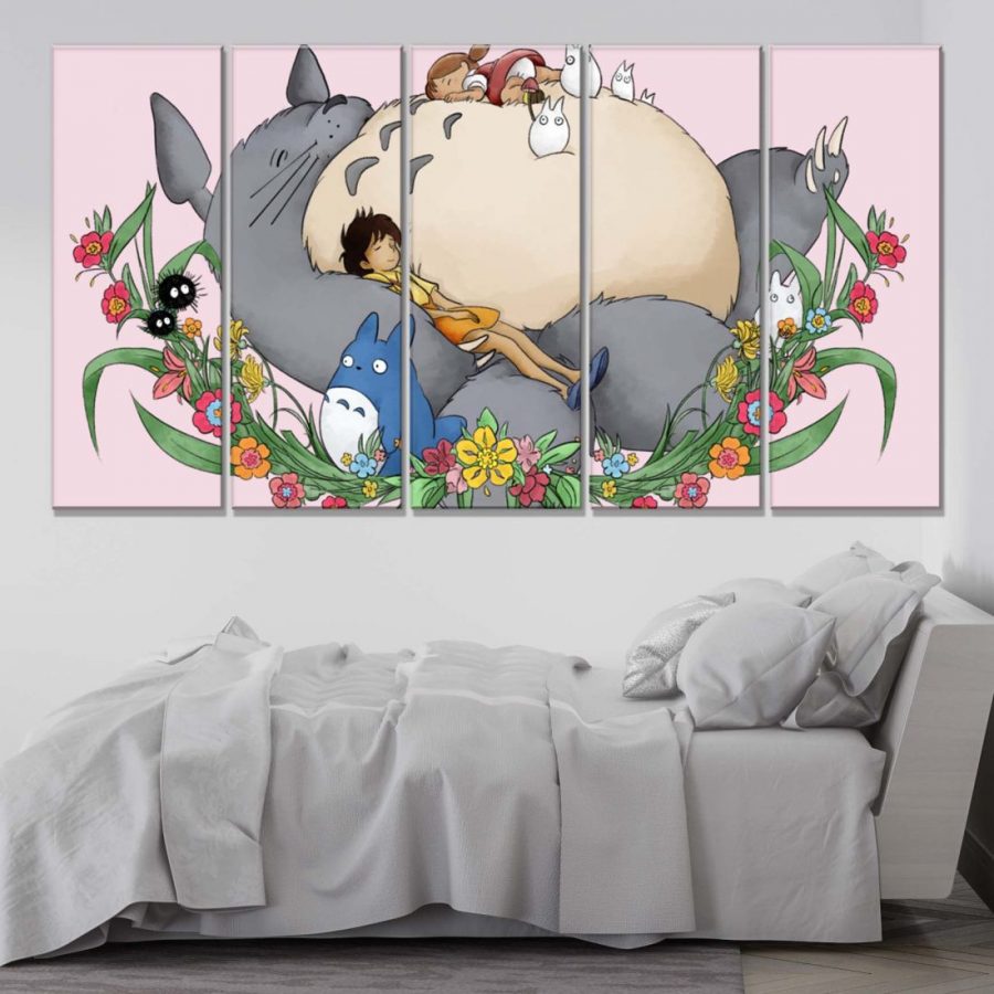 Mein Nachbar Totoro Alle Charaktere 22 Leinwandbilder – Bild 2