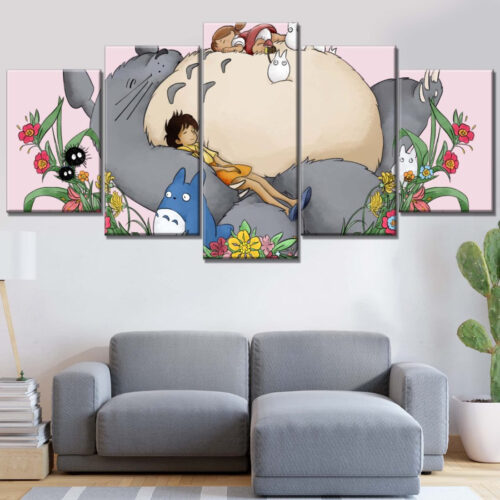 Mein Nachbar Totoro Alle Charaktere 22 Leinwandbilder
