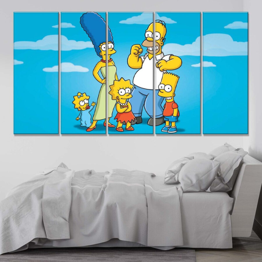 Die Simpsons 35 Leinwandbilder – Bild 2