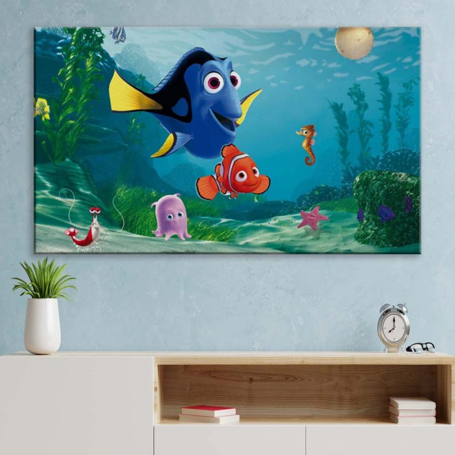Findet Nemo Figuren 18 Leinwandbilder – Bild 3