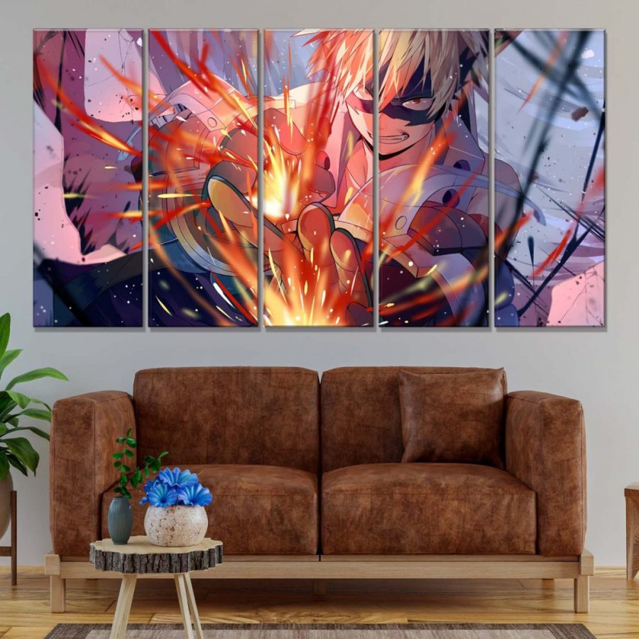 My Hero Academia Katsuki Bakugou 5 Leinwandbilder – Bild 2