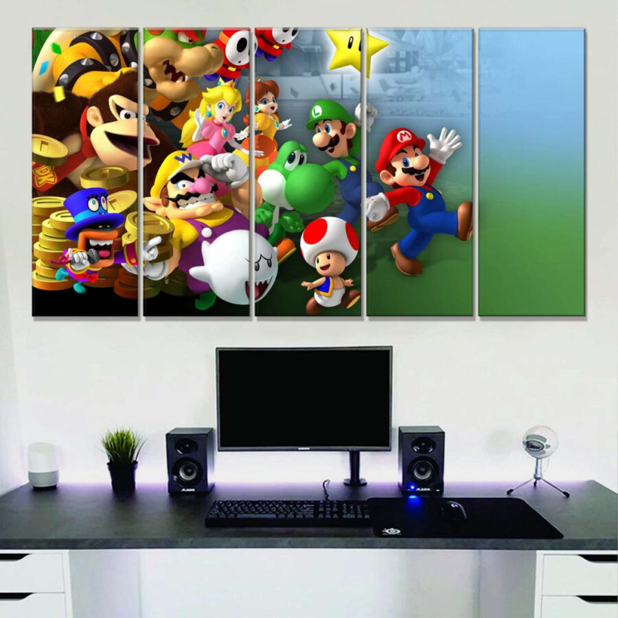 Super Mario 15 Leinwandbilder – Bild 2