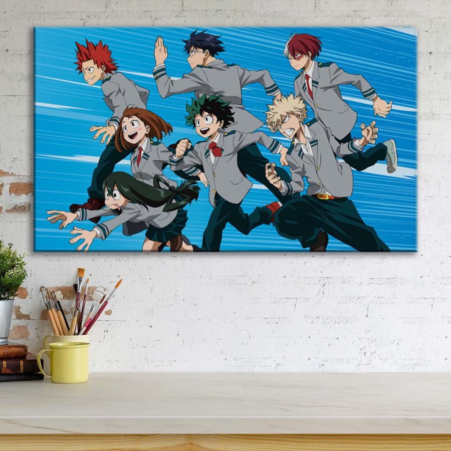 My Hero Academia Alle Charaktere 2 Leinwandbilder – Bild 3