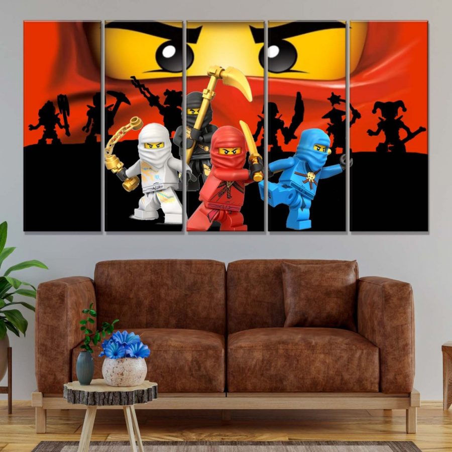 Ninjago Alle Charaktere 15 Leinwandbilder – Bild 2