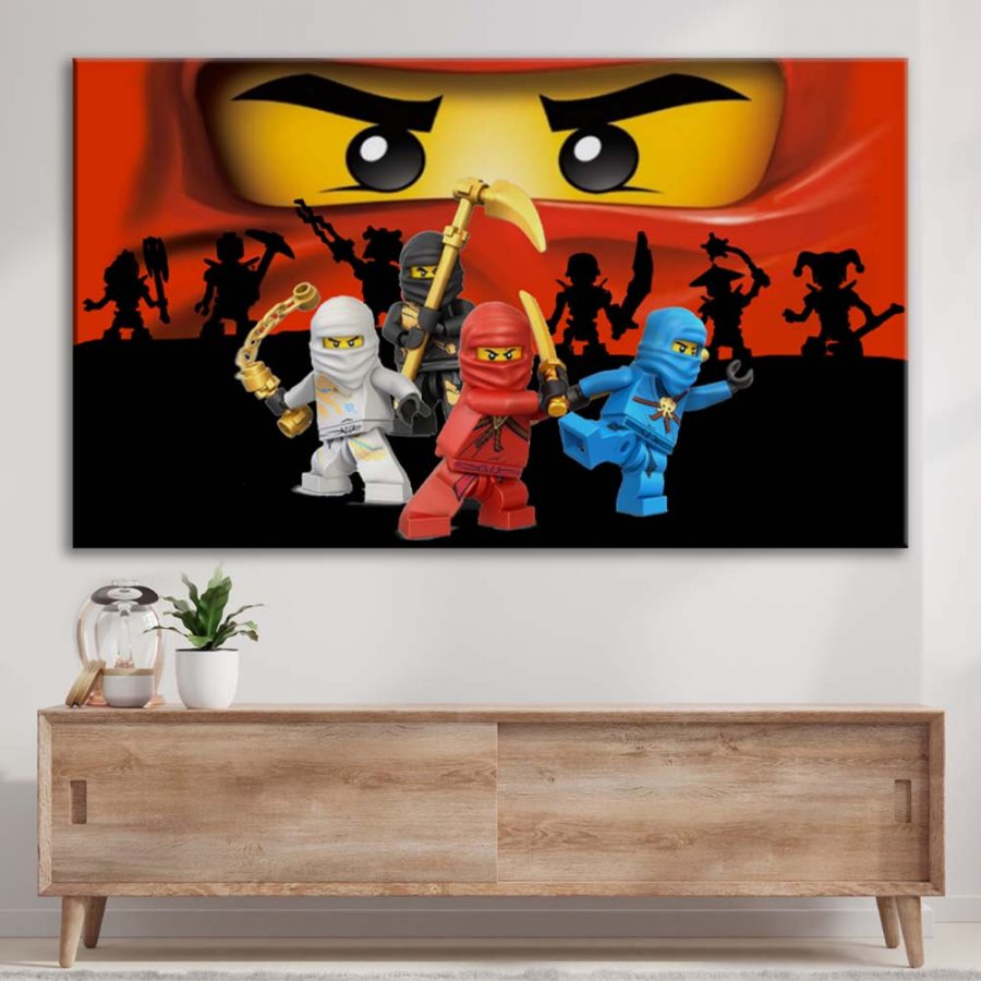 Ninjago Alle Charaktere 15 Leinwandbilder – Bild 3