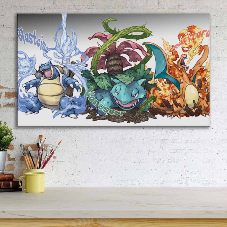 Pokemon Alle Charaktere 29 Leinwandbilder – Bild 3