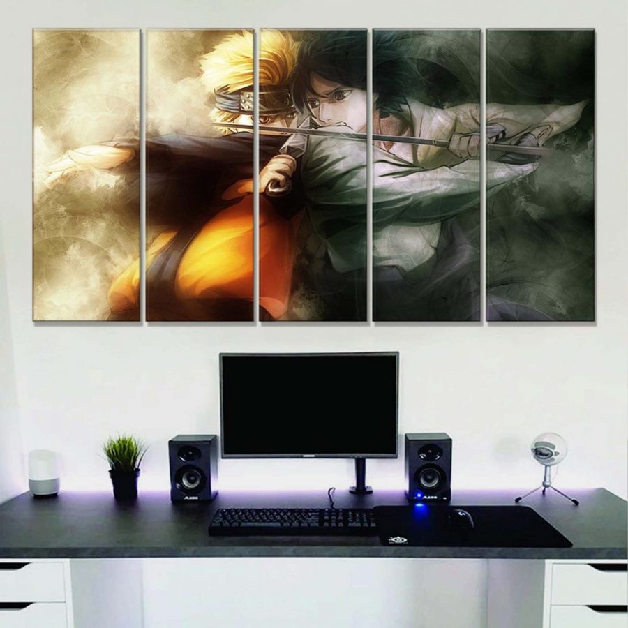 Motiv: Naruto Sasuke und Naruto 29 Leinwandbilder – Bild 2