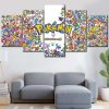 Pokemon Alle Charaktere 6 Leinwandbilder