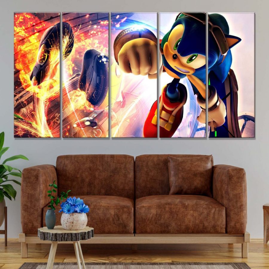 Sonic The Hedgehog 31 Leinwandbilder – Bild 2