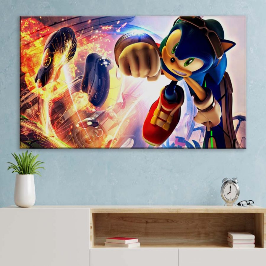 Sonic The Hedgehog 31 Leinwandbilder – Bild 3