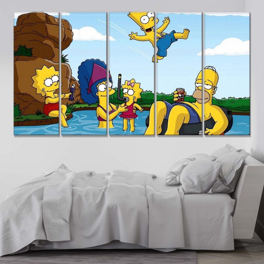 Die Simpsons 12 Leinwandbilder – Bild 2