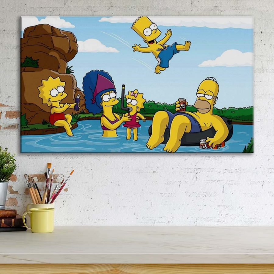 Die Simpsons 12 Leinwandbilder – Bild 3