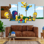 Die Simpsons 12 Leinwandbilder