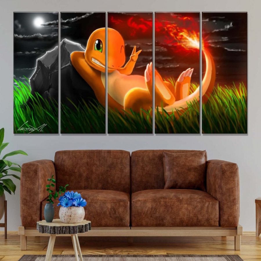 Pokemon Charizard 10 Leinwandbilder – Bild 2
