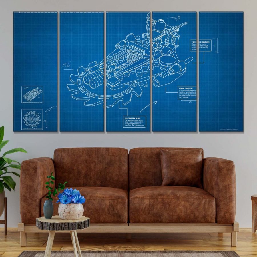 Ninjago Alle Charaktere 21 Leinwandbilder – Bild 2