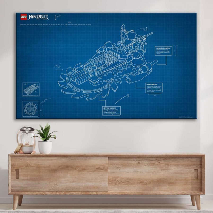 Ninjago Alle Charaktere 21 Leinwandbilder – Bild 3
