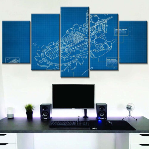 Ninjago Alle Charaktere 21 Leinwandbilder