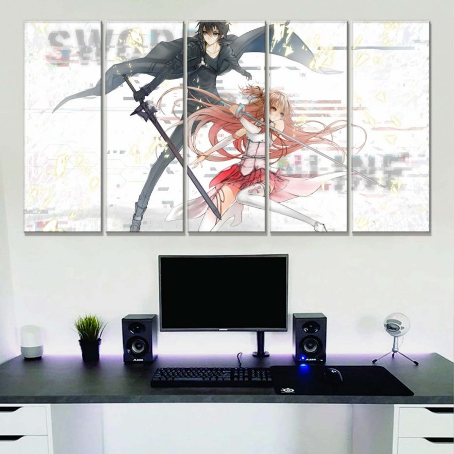 Sword Art Online Kirito 3 Leinwandbilder – Bild 2