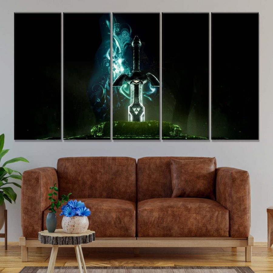 The Legend of Zelda Sword 6 Leinwandbilder – Bild 2