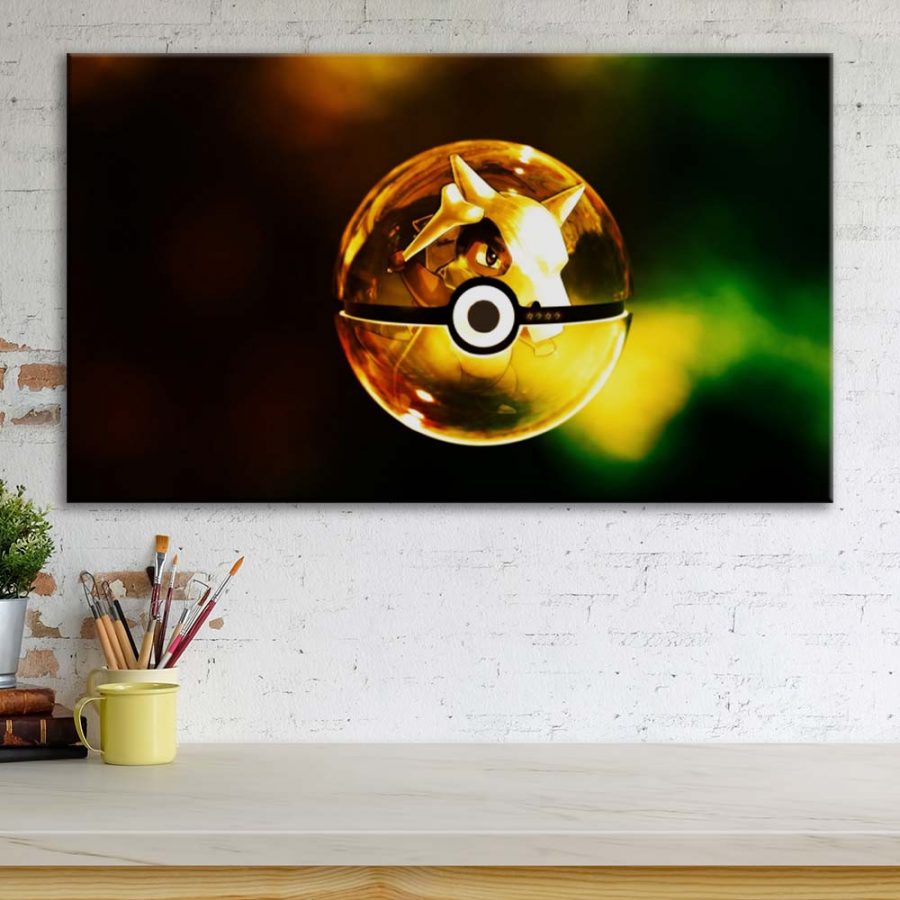 Pokemon Alle Charaktere 64 Leinwandbilder – Bild 3