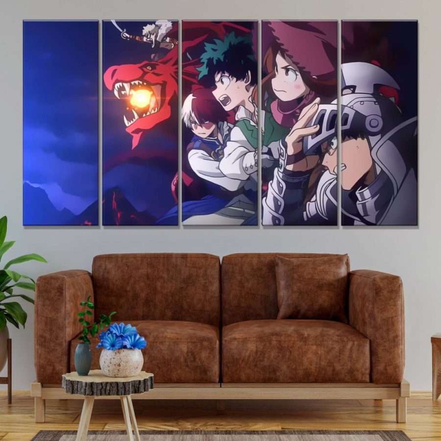 My Hero Academia Alle Charaktere 15 Leinwandbilder – Bild 2