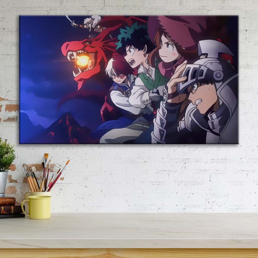 My Hero Academia Alle Charaktere 15 Leinwandbilder – Bild 3