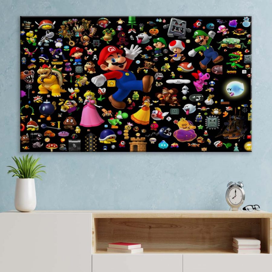 Super Mario 5 Leinwandbilder – Bild 3